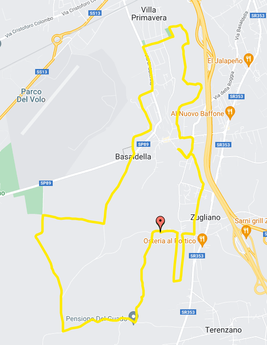 percorso 15 Km